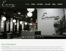 Tablet Screenshot of envyhairresort.com